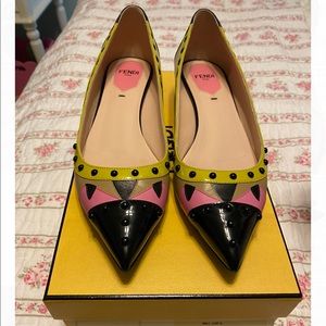 Fendi Monster Ballet Flat EU 37